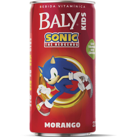 Refrigerante Gaseificado Baly Kids 220ml - Morango