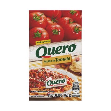 MOLHO TOMATE QUERO PENEIRADO 1,050KG TP