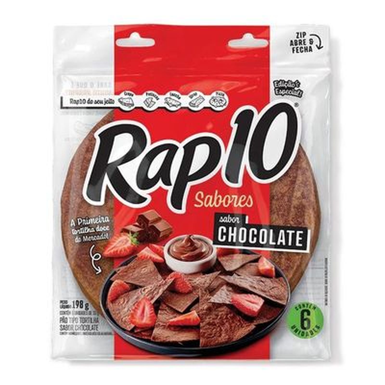Rap 10 198gr Chocolate | TIO ROQUE ATACADO DE ALIMENTOS LTDA