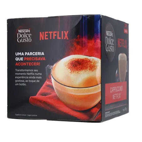 Cápsula Nescafé Dolce Gusto Cappuccino Netflix 10un 170g 
  360-29