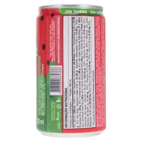 Bebida Vitamínica Baly Kids Melancia 220Ml 360-12