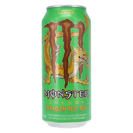 Energético Monster Ice Tea Lemon Energy Dragon Lata 473Ml