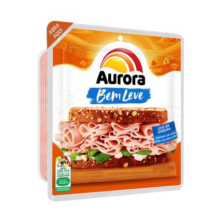 Lombo fatiado aurora bem leve pacote 180g