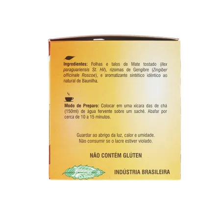 Cha chileno mate c/gengibre 15g 360-1
