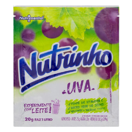 Refresco em pó uva nutrinho