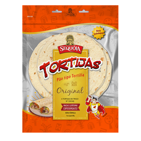 Pão Tortijas de Trigo Tradicional 300g