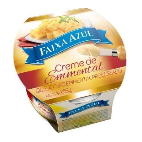 CREME QUEIJO EMMENTAL FAIXA AZUL 125G