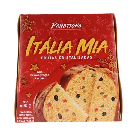 PANETONE ITALIA MIA 400G FRUTAS 360-18
