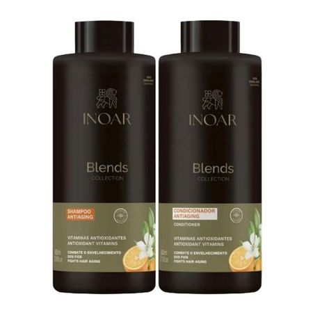 Kit Inoar Shampoo 800mLCondicionador Blends 800mL