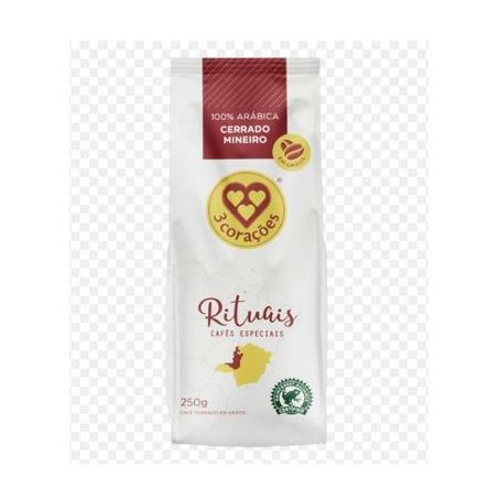 Cafe 3coracoes gourmet cerrado mineiro graos 250g