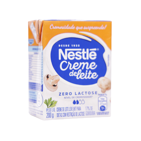 Creme De Leite Leve Zero Lactose Nestlé 200G 360-56