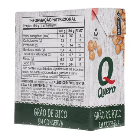 Grao de bico quero 180g 360-22