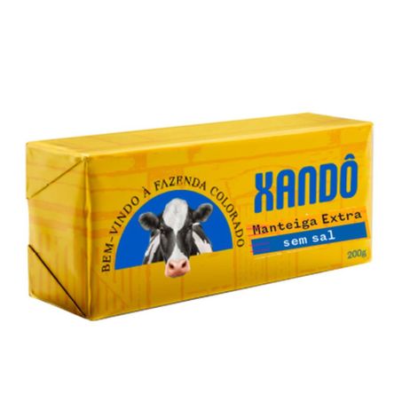 MANTEIGA EXTRA S/SAL XANDO 200G