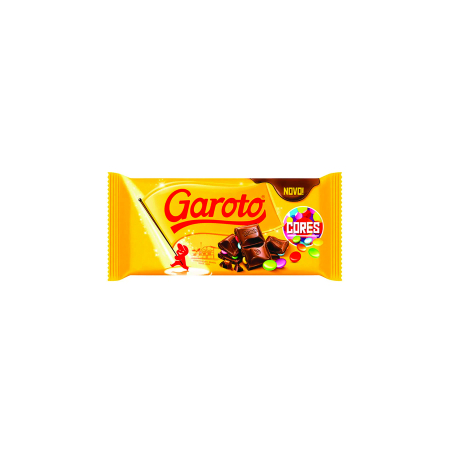 Chocolate garoto cores 80g