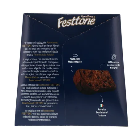 Panettone Duplo Chocolate Festtone 400G 360-27