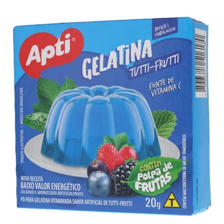 Gelatina Apti Sabor Tutti-Frutti Caixa 20gr 360-2