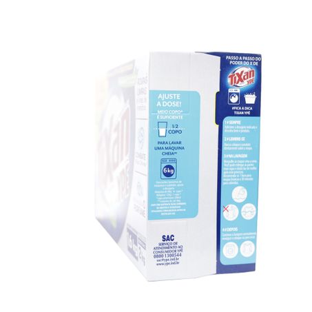 LAVA ROUPAS TIXAN YPE PRIMAVERA GRÁTIS 80G 1,6KG  360-12