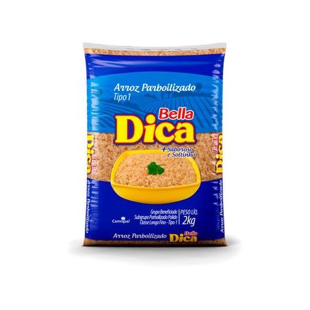 Arroz bella dica parboilizado t1 2kg