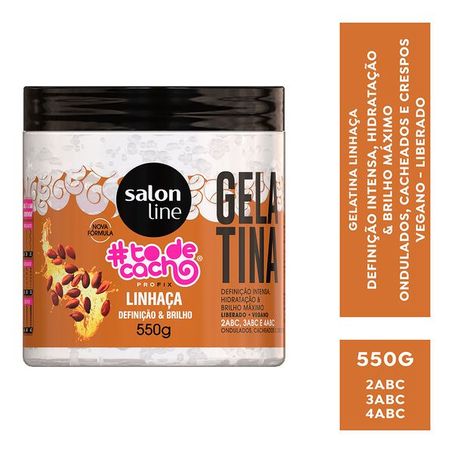 GELATINA SALON LINE TO DECACHO LINHAÇA 550G