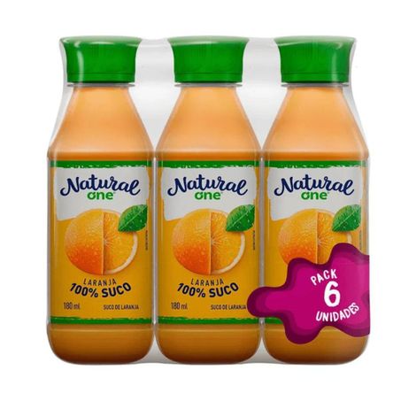 SUCO LARA/MACA NATURALONE PACK C/6 180ML