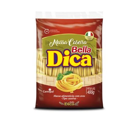 Massa Bella Dica Caseira Fettuccine B3 400G