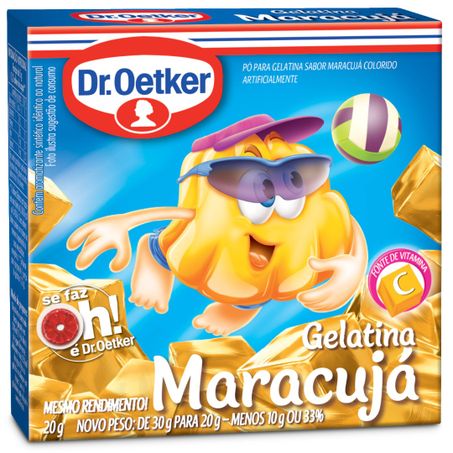 Gelatina dr oetker 20g maracuja