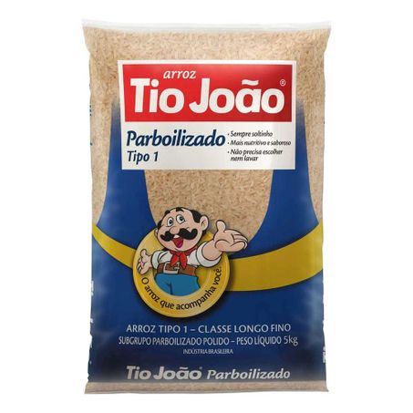 Arroz Tio João Parboilizado 5kg 
 