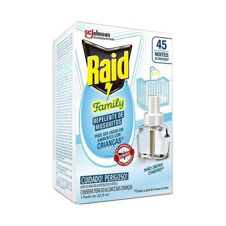 RAID ELET LED LIQ 45N FAMILY REFIL 32,9ML