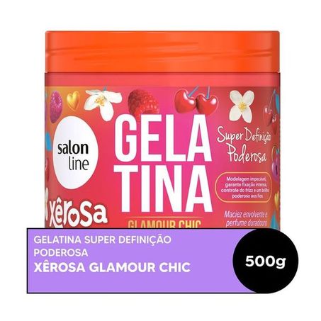 GELATINA SALON LINE XEROSA GLAMOUR CHIC 500G