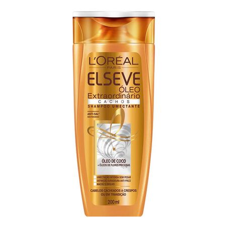 SHAMPOO ELSEVE ÓLEO EXTRAORDINÁRIO CACHOS 200ML