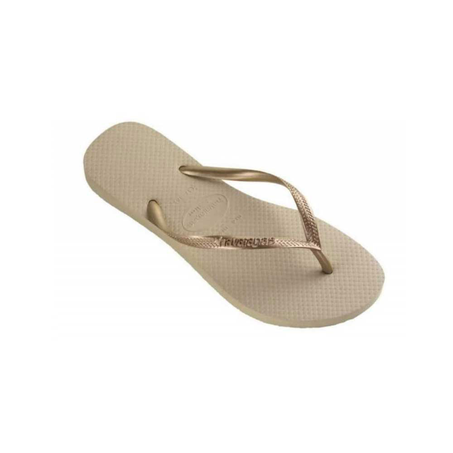 Sandália Havaianas Slim Areia e Dourado Claro 33/34