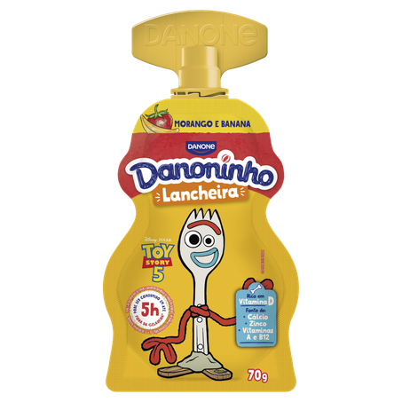 Iog danone danoninho morango e banana 70g