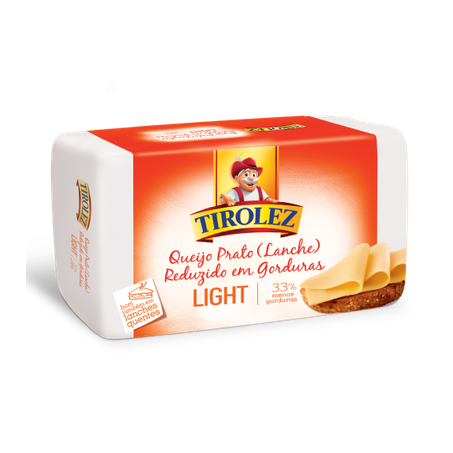 Queijo prato light tirolez kg