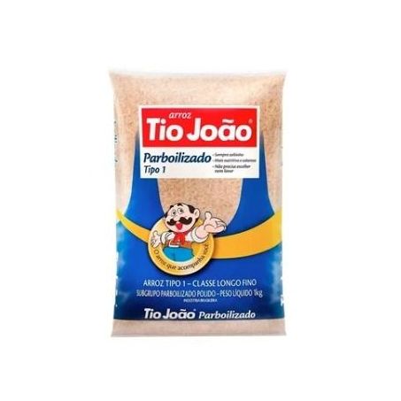 ARROZ PARBOILIZADO TIO JOAO 1KG
