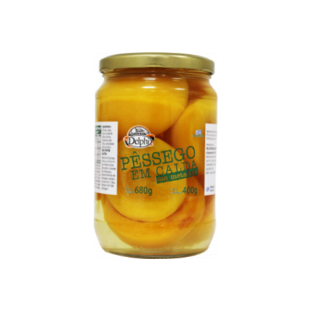 Pessego metade calda delphi 400g