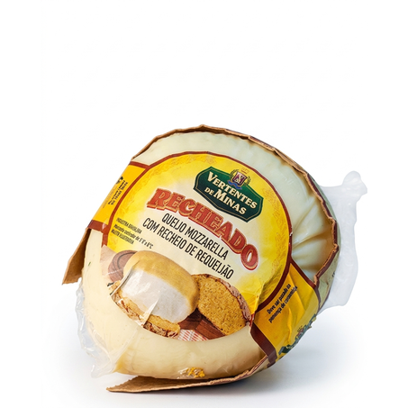Vertentes De Minas Queijo Mussarela Recheado Com Requeijão Kg