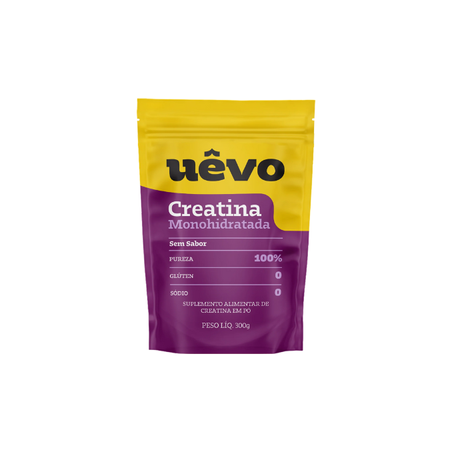 SUPLEMENTO PÓ CREATINA UÊVO SEM SABOR SACHÊ 300G