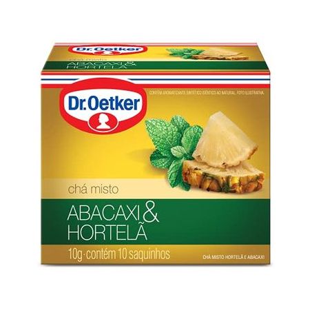 Cha misto abacaxi/hortela oetker 10g