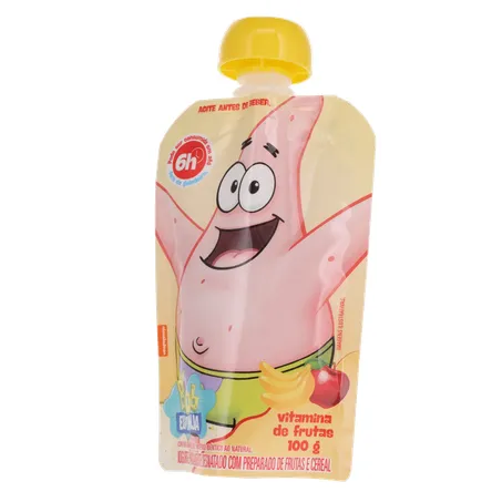 Iogurte Bob Esponja Vitamina De Frutas e Cereais 100g 360-2