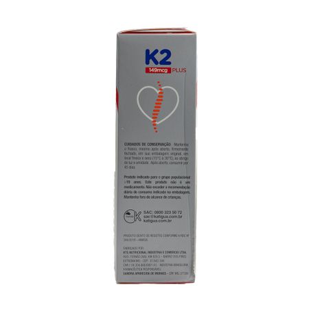 VITAMINA K2 PLUS 149MCG 30 CAPSULAS 360-1