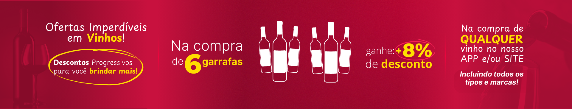 Descontos Progressivos Vinhos