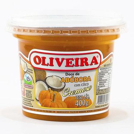 Doce Frutas Oliveira 400g Abobora