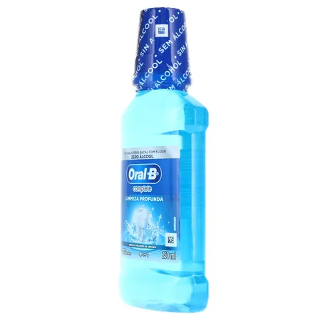 Enxaguatório Bucal Oral-b Menta Refrescante com Flúor Zero Álcool Frasco 250ml 360-5