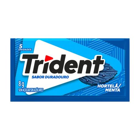GOMA DE MASCAR HORTELÃ ZERO AÇÚCAR TRIDENT