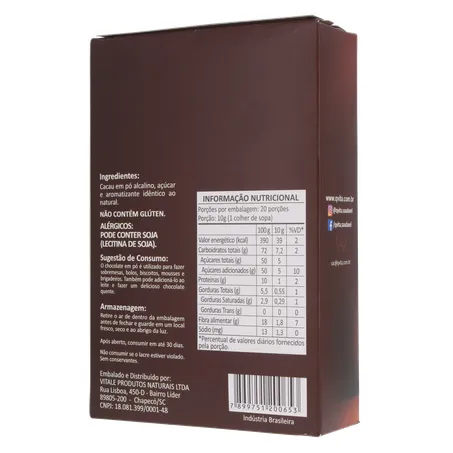 Cacau em po qvita 50/100 200g 360-21