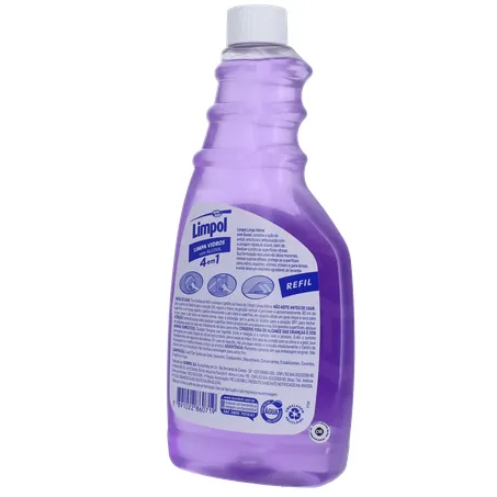 Limpa Vidros Limpol com Álcool 4em1 Refil 500ML 360-21