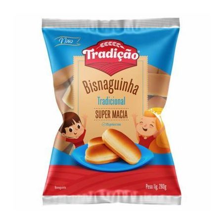 Bisnaguinha tradicao 280g. tradicional