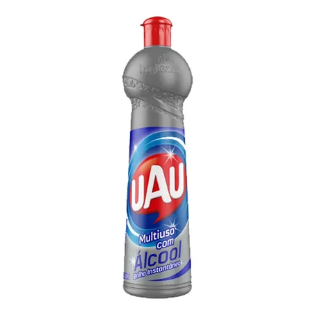 Limpador Uau 500ml M. Uso C/Alcool Inox