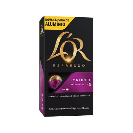 Cafe cápsula sontuoso lor c/10 52g