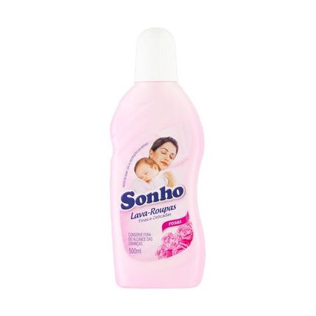 LAVA ROUPAS SONHO FINAS E DELICADAS ROSAS 500ML 